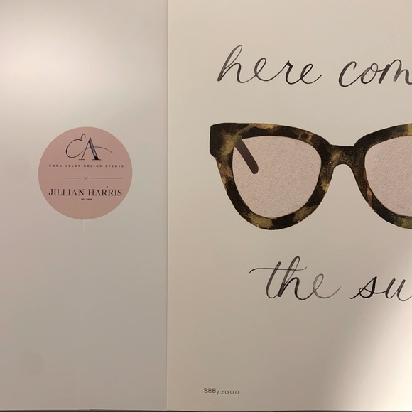 Emma Allen Design Studio x Jillian Harris - Watercolour Art Print - Picture 5 of 5